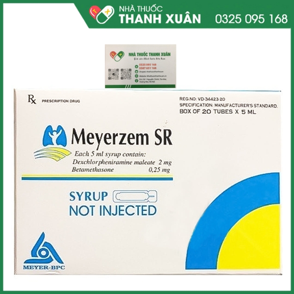 Meyerzem SR - Điều trị viêm mũi dị ứng, viêm phế quản dị ứng